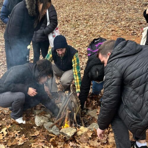 Students Showcase Teamwork in Outdoor Learning Adventure